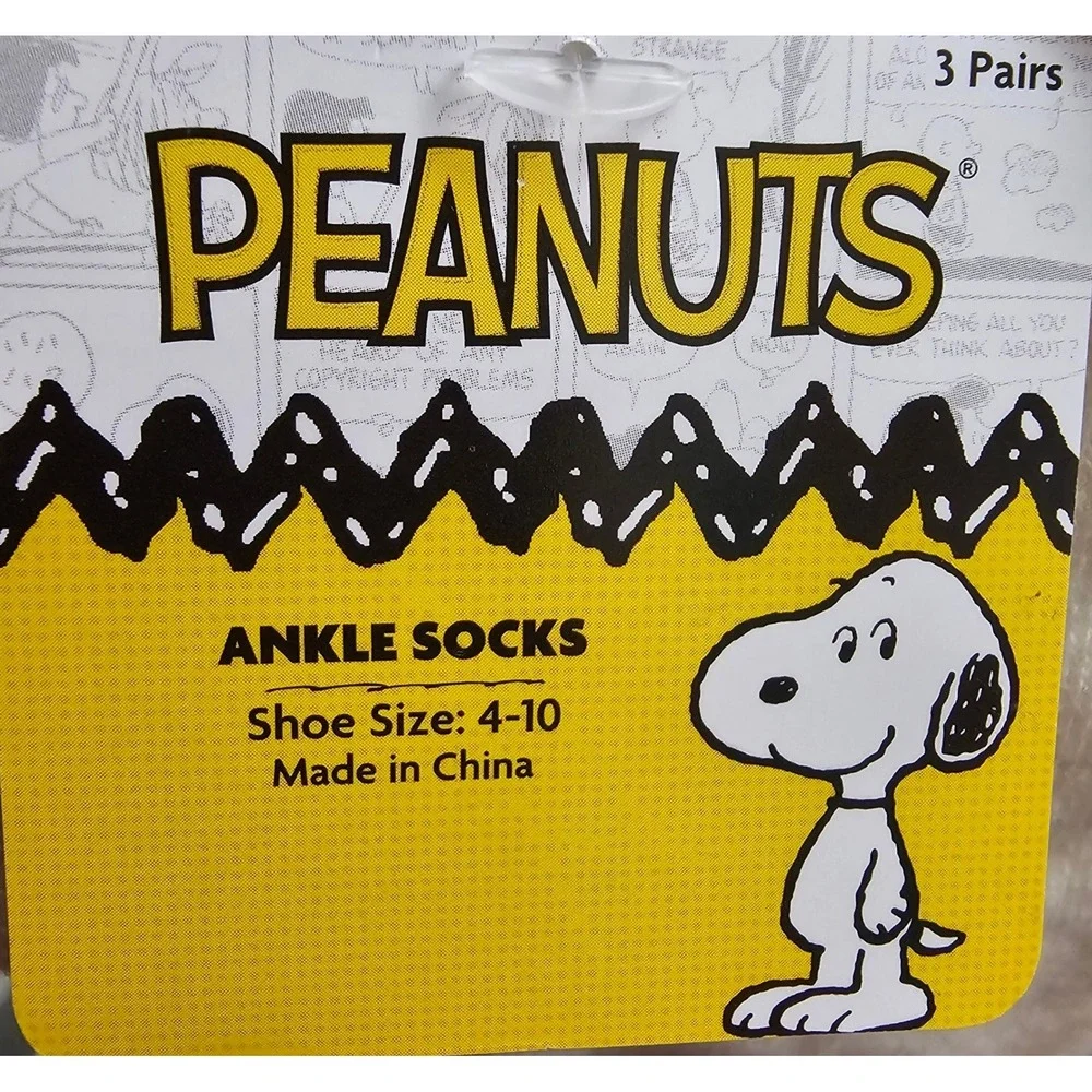 Peanuts snoopy ankle